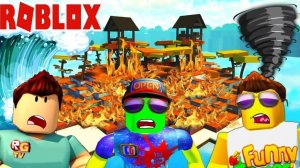 Выживание на Безумных Островах в Роблокс! Совместные приключения с Funny Games Tv и Roblox Games Tv