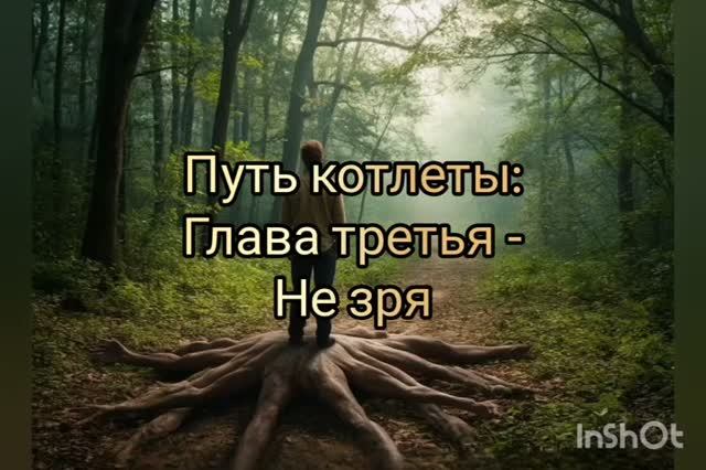 Путь котлеты: Глава третья = Не зря