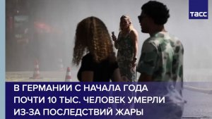 В Германии с начала года почти 10 тыс. человек умерли из-за последствий жары