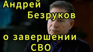 Андрей Безруков о завершении СВО, восприятии и положении Запада, задачах России