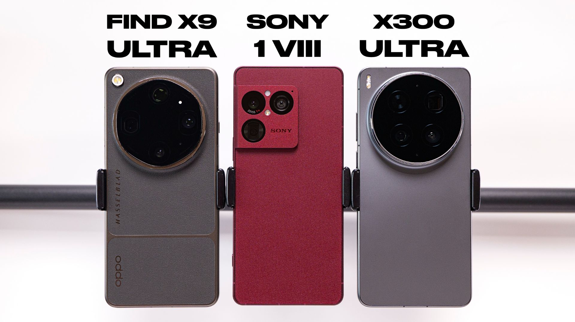Сравнение vivo X300 Ultra vs Sony Xperia 1 VIII vs OPPO Find X9 Ultra / ОБЗОР / КАМЕРА