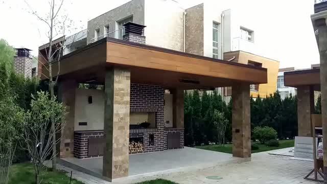 Комплекс барбекю из кирпича марки Lode
