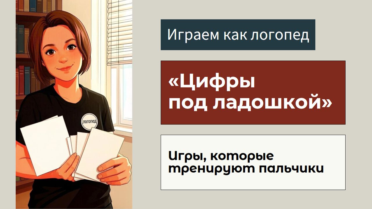 Цифры под ладошкой