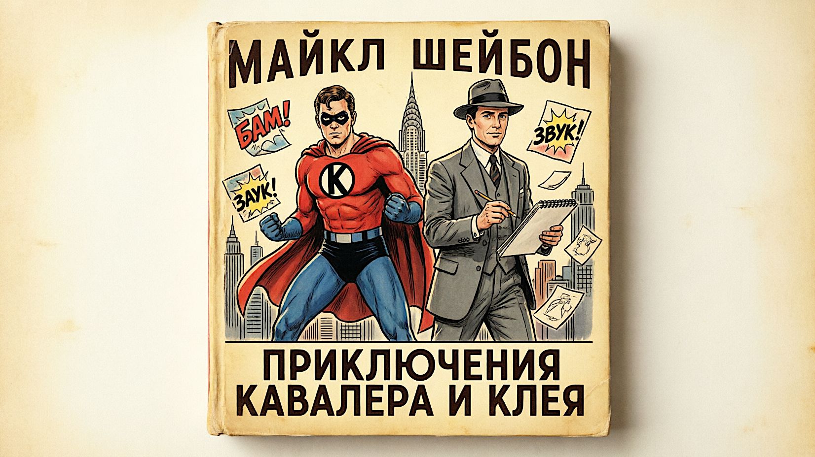 ВСЕ КНИГИ МИРА ЗА МИНУТУ: Майкл Шейбон — «Приключения Кавалера и Клея» (2000)