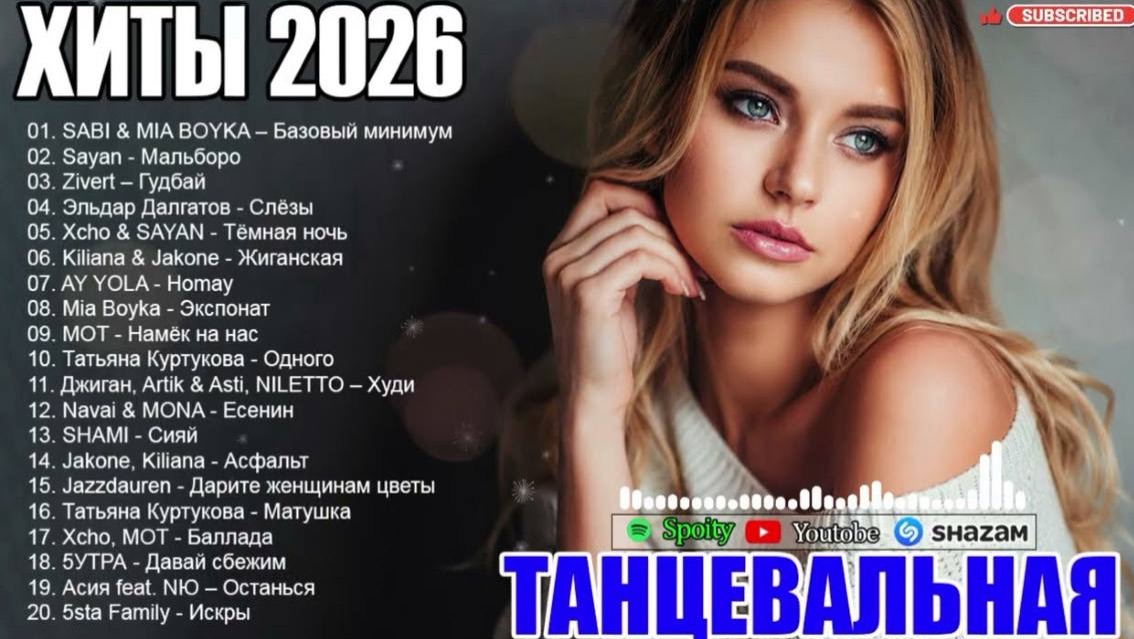 МУЗЫКА В ТРЕНДЕ 2026🎧🔥Лучшие Песни Хиты 2026🔥 СБОРНИК ПЕСНИ 2026 🔥 НОВИНКИ РУССКОЙ МУЗЫКИ