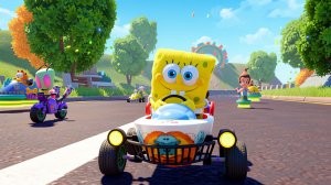 Губка Боб Квадратные Штаны. Nickelodeon Kart Racers. Гонки со Спанч Бобом на машинках.