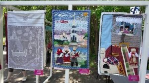 На фестивале «Губернский разгуляй» в Иванове народную песню воплотили в текстильное панно.