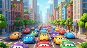город машин 🚘 развивающий мультфильм для детей