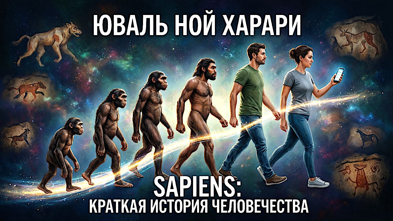 ВСЕ КНИГИ МИРА ЗА МИНУТУ: Юваль Ной Харари — «Sapiens: Краткая история человечества» (2011)