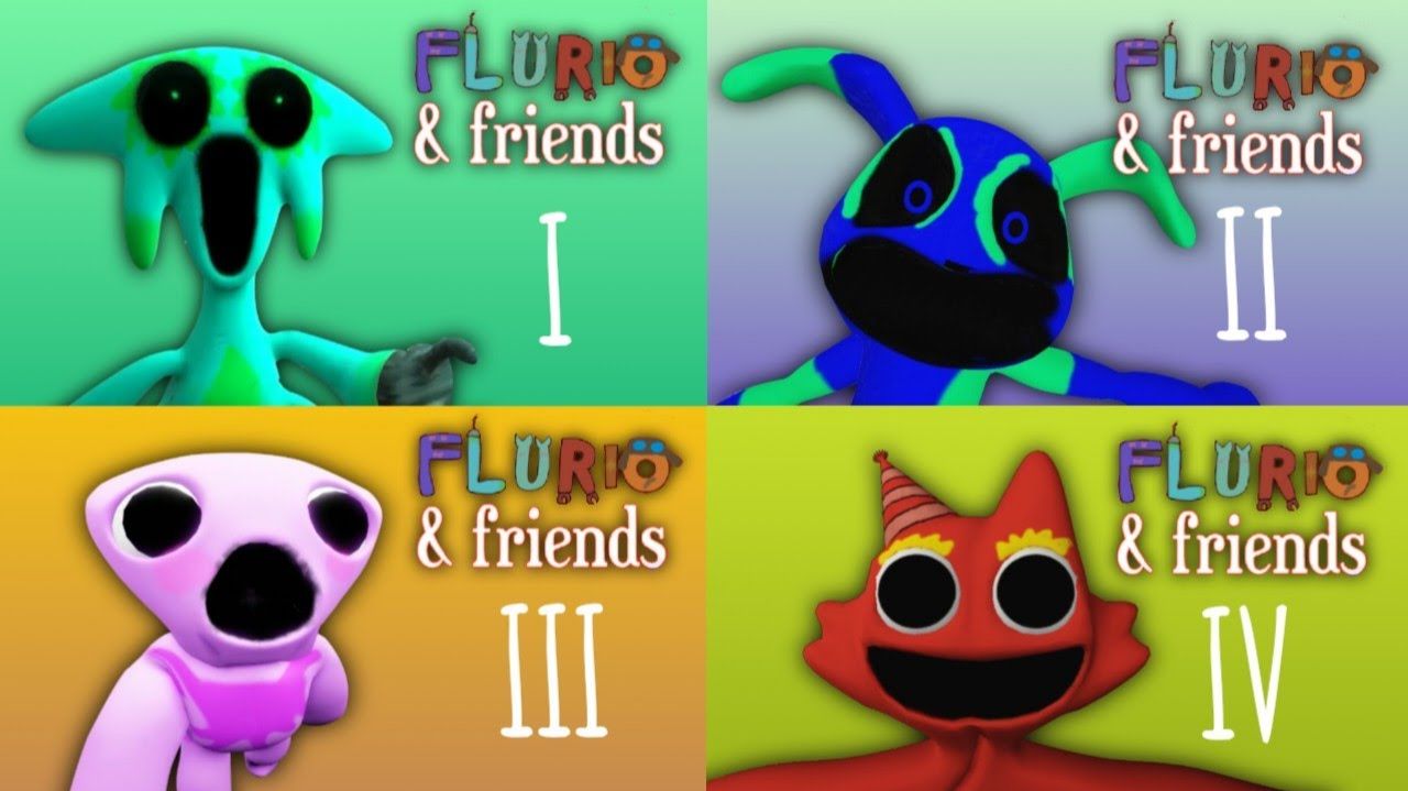 FLURIO AND FRIENDS ВСЕ ГЛАВЫ 1,2,3,4 (Sursur Fangame) Полный игровой процесс — Mascot Horr