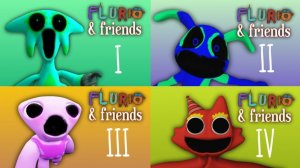 FLURIO AND FRIENDS ВСЕ ГЛАВЫ 1,2,3,4 (Sursur Fangame) Полный игровой процесс — Mascot Horr