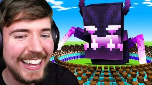 Мистер Бист. Блогеры Состязаются за миллион долларов — Испытание в Minecraft за $1,000,000. MrBeast