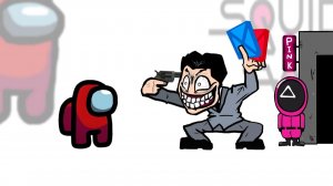 АМОГУС убивает Криповых Персонажей 🤫ИГРА КАЛЬМАРА!!!