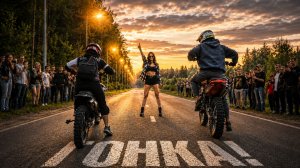 СТАНТ | ГОНКА на КРОССОВЫХ МОТОЦИКЛАХ PROMAX K1 PR300 vs BERNAUT 400