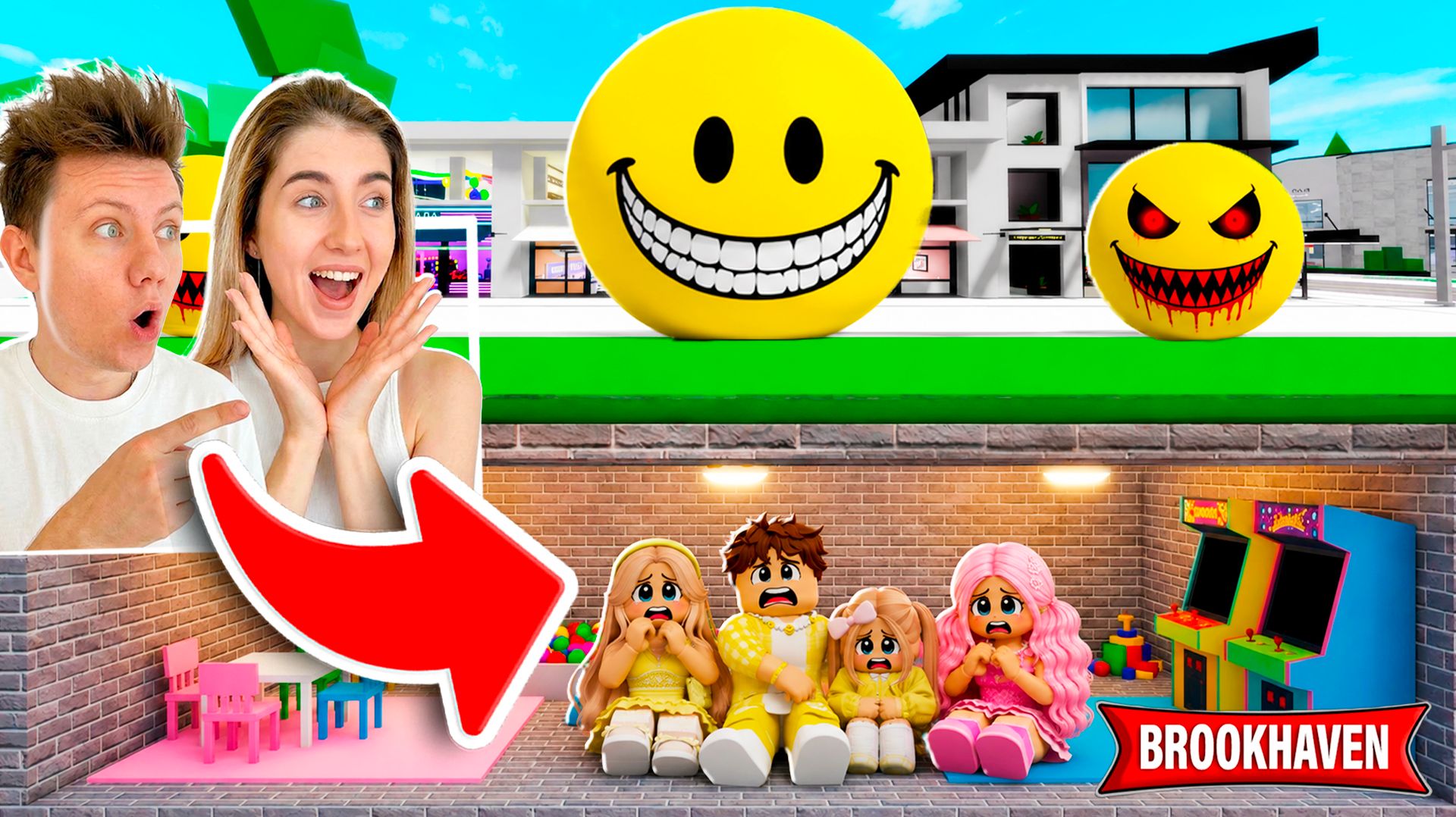 Я построил БУНКЕР от ВЕРИТИ в Brookhaven 🏡RP!