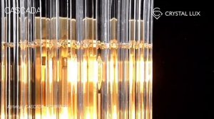 Бра Crystal Lux CASCADA AP2 BRASS