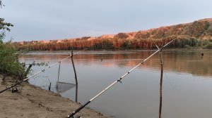 Ловлю сазана, леща на донки на Оби. Копчу курицу.