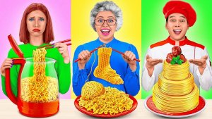 Кулинарный Челлендж_ Я против Бабушки _ Кухонные Лайфхаки и Хитрости