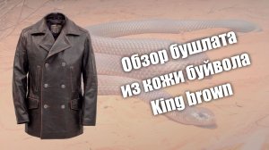 Обзор из кожи буйвола King brown