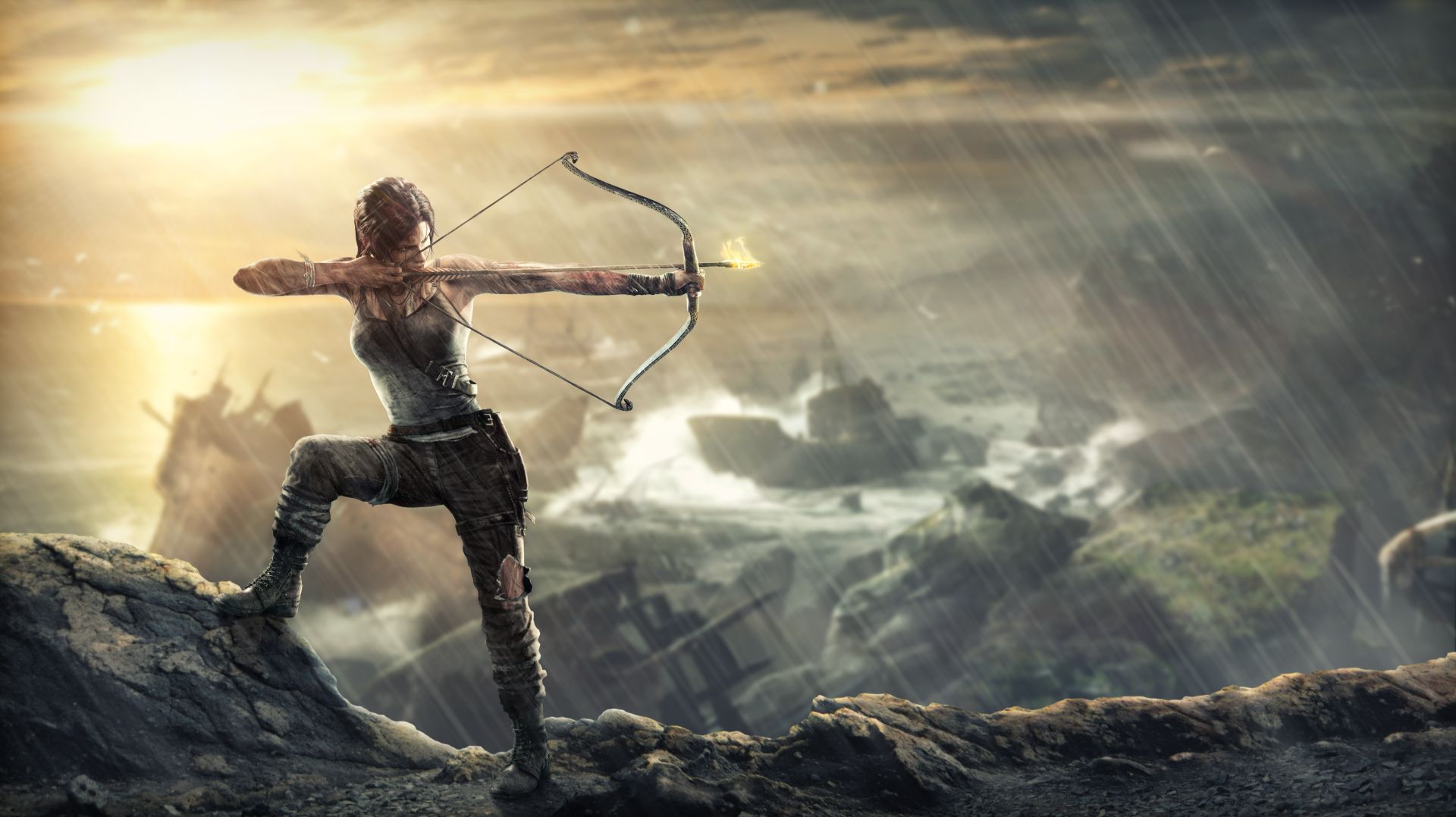 TOMB RAIDER | Атмосферное выживание на острове Яматай - E3 (PS5) #tombraider