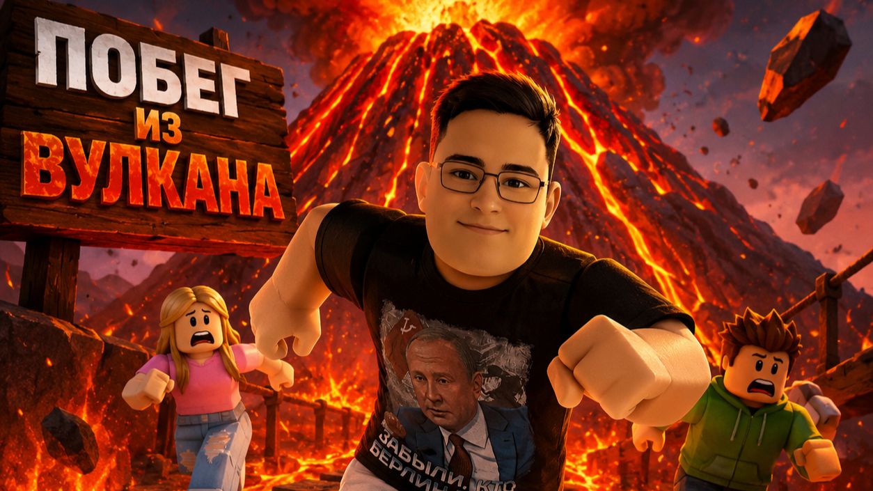 🌋 Roblox: Побег из ВУЛКАНА! Сможешь выжить до конца?