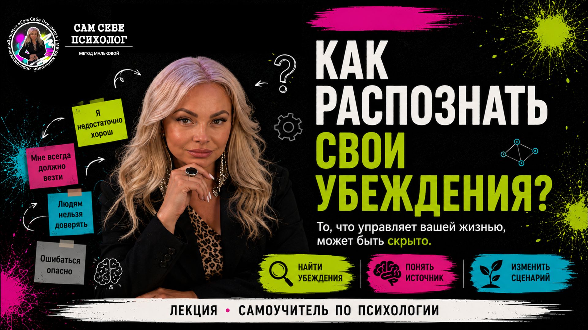 Вводная лекция: Сам себе психолог | Как обнаружить свои убеждения