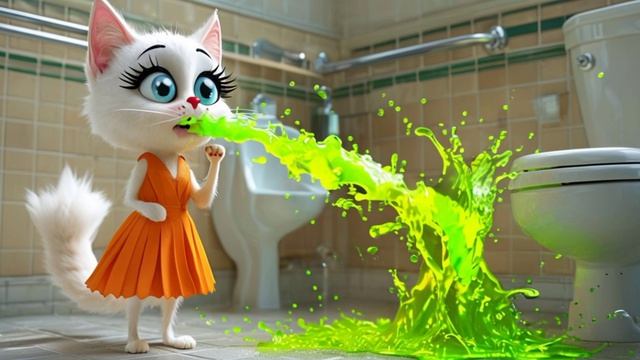 КОТЕНКА РВОЕТ 🤮 ПОСЛЕ ОТРАВЛЕННОГО МОРОЖЕНОГО 🤢🙀 #cat #ai #catlover #catvideos #cutec