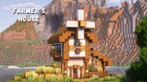 Как построить фермерский дом. ⛏️Гайд по Постройке