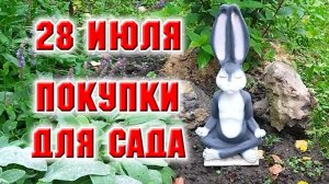 28 июля. Покупки для сада
