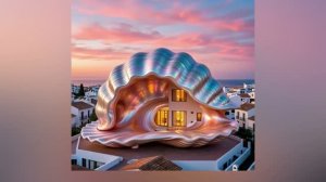 Архитектурная фантазия: Жемчужные отели в средиземноморском закате 🌅🐚