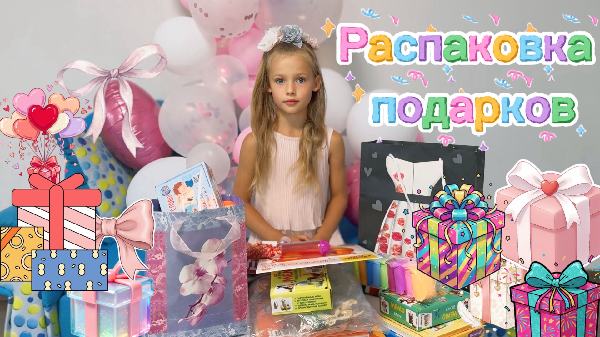 Распаковка подарков на день рождения 🥳