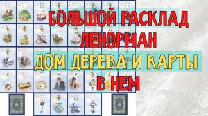 🌳ДОМ ДЕРЕВА И ЗНАЧЕНИЯ КАРТ В НЕМ В БРЛ⚡ БОЛЬШОЙ РАСКЛАД ЛЕНОРМАН🔥 #брл #ленорман