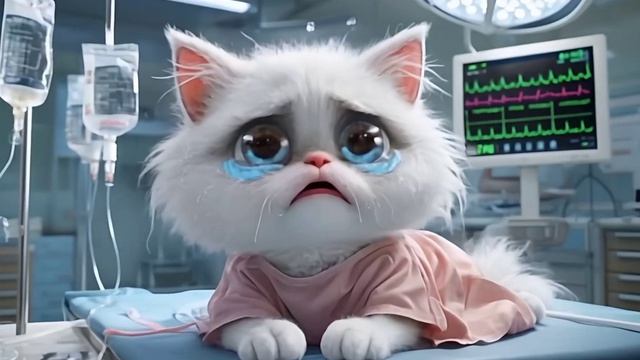 НА ЖИВОТКЕ КОТЕНКА ПАРАЗИТЫ ПАУКИ 🙀 ЖЕЛУДОК КОТЕНКА — ПАКОВОЕ ГНЕЗДО #ai #catvideos #
