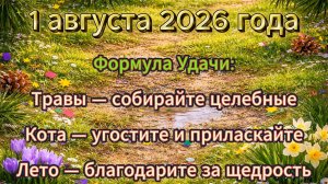 Народные приметы на 1 августа 2026 года