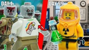 100 дней зомби-апокалипсиса в LEGO...