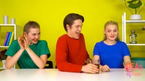 Большой, Средний или Маленький Стакан Челлендж # Смешные Челленджи с Едой от Ideas4Fun Challeng