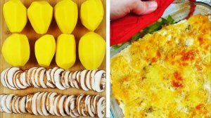 ВКУСНОТА НА ОБЕД ИЛИ УЖИН. Картофельная запеканка с грибами. ЗАПЕКАНКА частый гость на моем столе!