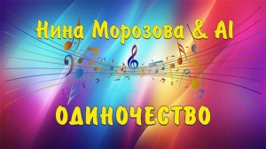 ОДИНОЧЕСТВО - Нина Морозова & AI