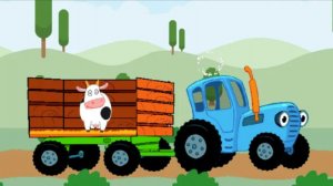 РАЗВИВАЮЩАЯ ИГРА ДЛЯ ДЕТЕЙ СИНИЙ ТРАКТОР