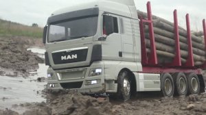 Man 8x6, тест по грязи