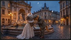 Крутится,вертится шар голубой Поют коты .Котоистории (автор Кот и Рояль,с помощью ИИ)🌍 🐾 🐈