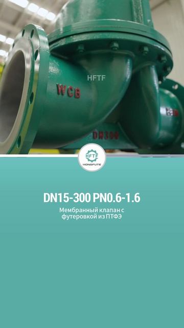 DN15~300PN0.6~1.6 Фторопластовый клапан с диафрагмой-HFTF