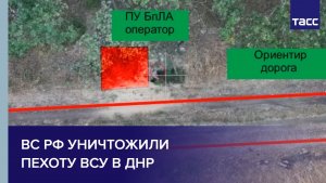 ВС РФ уничтожили пехоту ВСУ в ДНР
