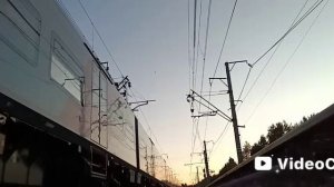 вечерняя ласточка поезд на закате