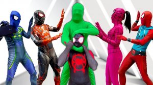 История Супергероя: Человек-паук против страшного зеленого человека. Spider-man Team Vs. Bad Guy