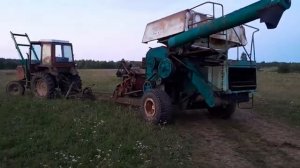 пригнал прицепной комбаин