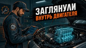 Проверили состояние цилиндров эндоскопом. Результат нас удивил