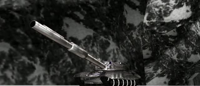 《 MMD 》  Battleship Gun Installed On Tank  《 Blast 》