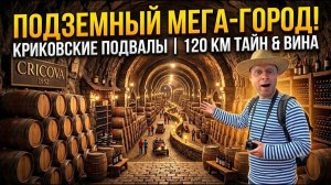 120 КМ ПОД ЗЕМЛЕЙ! Мега-город тайн и вина: Криковские подвалы, Молдова