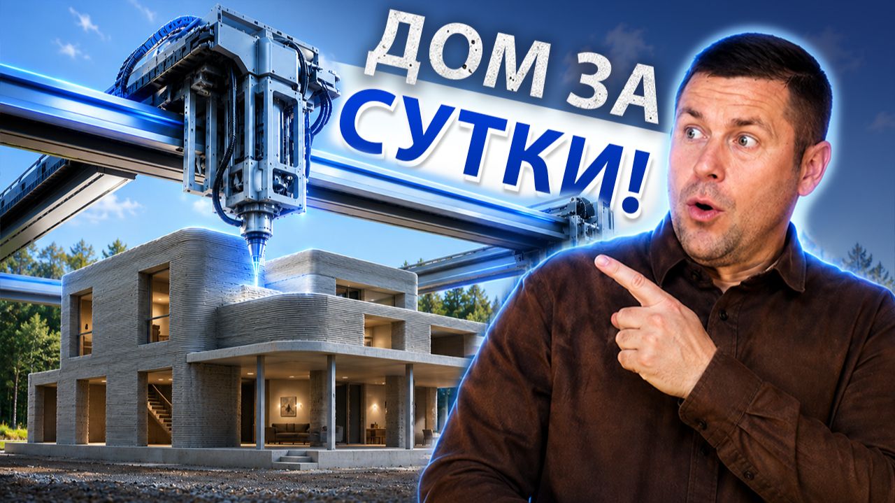 Как печатают дома на огромном 3D-принтере? Вся правда о напечатанных домах